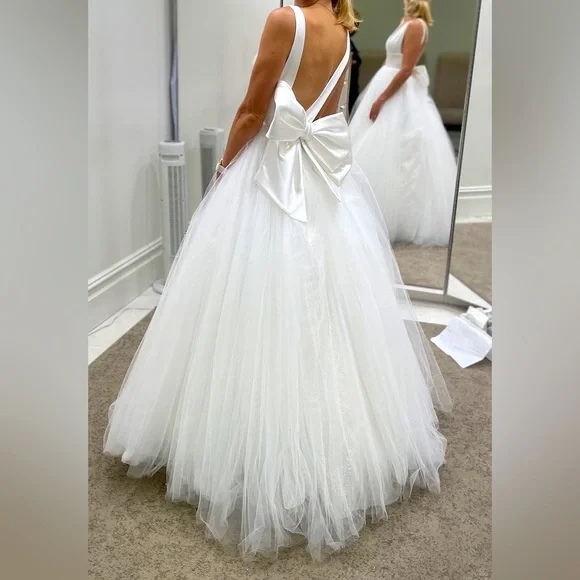 NWT Custom Pnina Tornai wedding gown - Picture 3 of 10